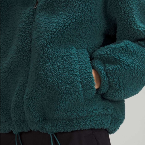 Lululemon Cinchable Fleece Zip Up - Picture 8 of 8
